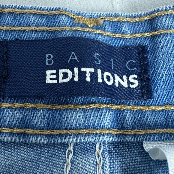 Basic Editions Light Wash Straight Leg Jeans Mens Size 38x30 Casual Denim - Picture 4 of 11